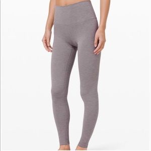 Lulu lemon align heathered lunar rock leggings